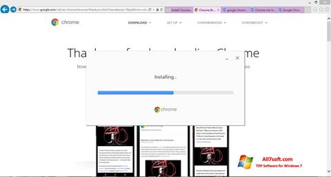 Στιγμιότυπο οθόνης Google Chrome Offline Installer Windows 7