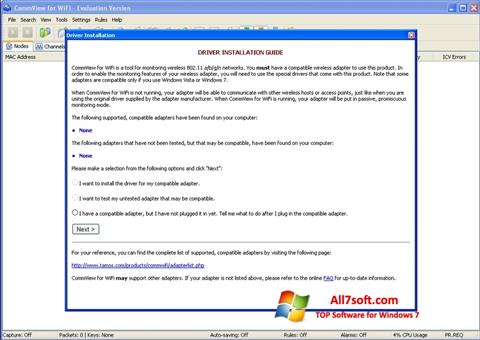 Στιγμιότυπο οθόνης CommView for WiFi Windows 7