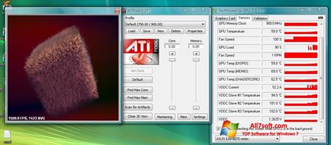 Στιγμιότυπο οθόνης ATITool Windows 7