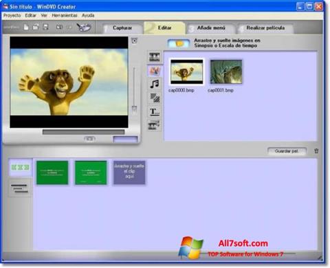 Στιγμιότυπο οθόνης WinDVD Creator Windows 7
