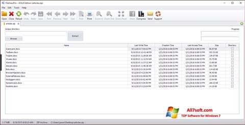Στιγμιότυπο οθόνης FileViewPro Windows 7