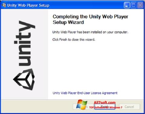 Στιγμιότυπο οθόνης Unity Web Player Windows 7