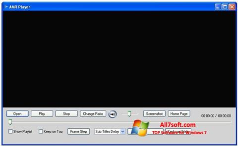 Στιγμιότυπο οθόνης AMR Player Windows 7