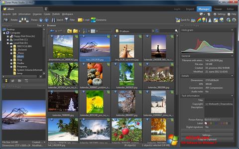 Στιγμιότυπο οθόνης Zoner Photo Studio Windows 7