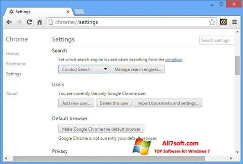 Στιγμιότυπο οθόνης Chrome Cleanup Tool Windows 7