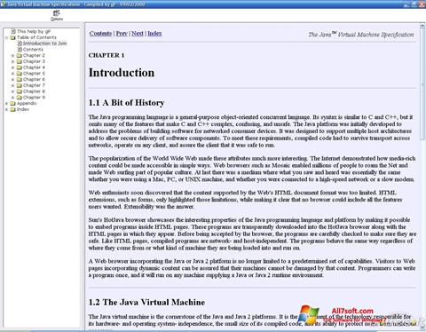 Στιγμιότυπο οθόνης Java Virtual Machine Windows 7