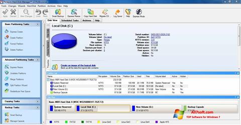 Στιγμιότυπο οθόνης Paragon Hard Disk Manager Windows 7