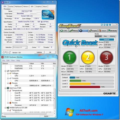 Στιγμιότυπο οθόνης EasyTune Windows 7