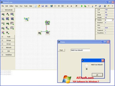Στιγμιότυπο οθόνης HiAsm Windows 7