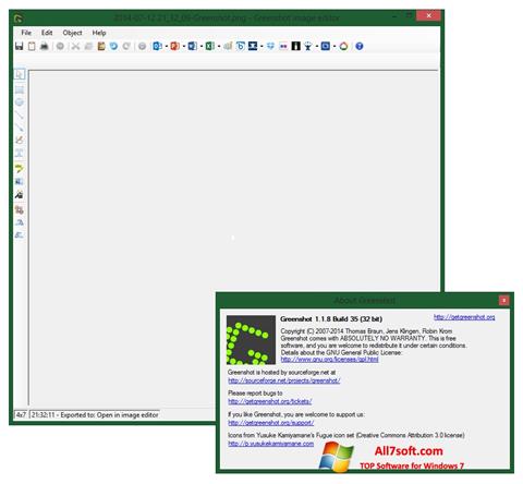 Στιγμιότυπο οθόνης Greenshot Windows 7