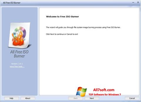Στιγμιότυπο οθόνης ISO Burner Windows 7