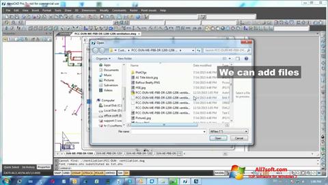 Στιγμιότυπο οθόνης nanoCAD Windows 7