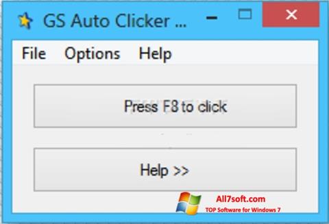 Στιγμιότυπο οθόνης GS Auto Clicker Windows 7