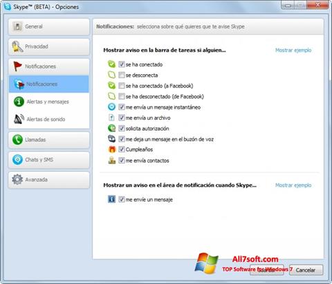 Στιγμιότυπο οθόνης Skype Beta Windows 7