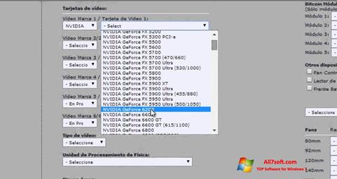 Στιγμιότυπο οθόνης Power Supply Calculator Windows 7