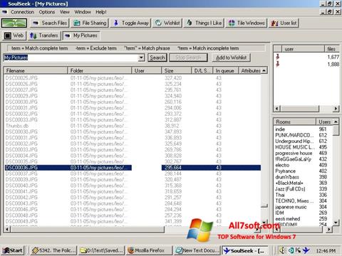 Στιγμιότυπο οθόνης Soulseek Windows 7