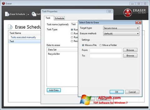 Στιγμιότυπο οθόνης Eraser Windows 7