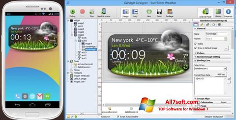 Στιγμιότυπο οθόνης XWidget Windows 7