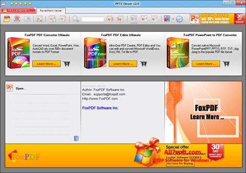 Στιγμιότυπο οθόνης PPTX Viewer Windows 7