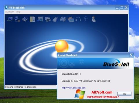 Στιγμιότυπο οθόνης BlueSoleil Windows 7