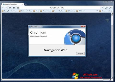 Στιγμιότυπο οθόνης Chromium Windows 7