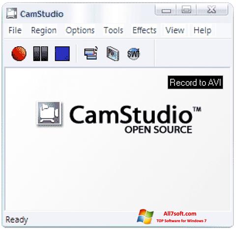 Στιγμιότυπο οθόνης CamStudio Windows 7