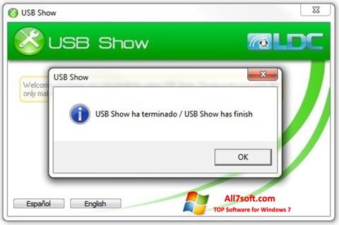 Στιγμιότυπο οθόνης USB Show Windows 7