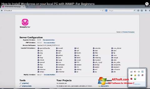 Στιγμιότυπο οθόνης WampServer Windows 7