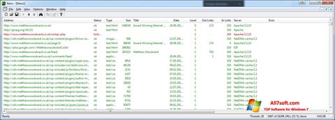 Στιγμιότυπο οθόνης Xenu Windows 7