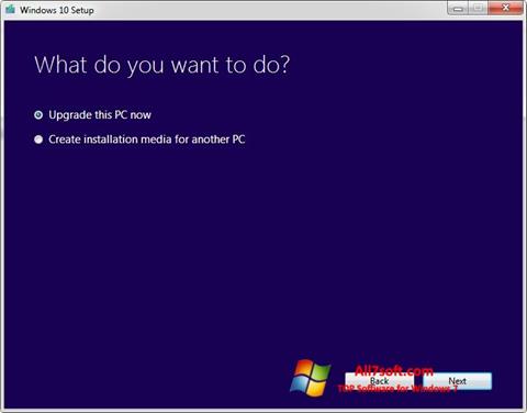 Στιγμιότυπο οθόνης Media Creation Tool Windows 7