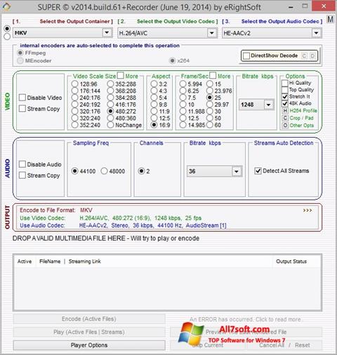 Στιγμιότυπο οθόνης Super Copy Windows 7