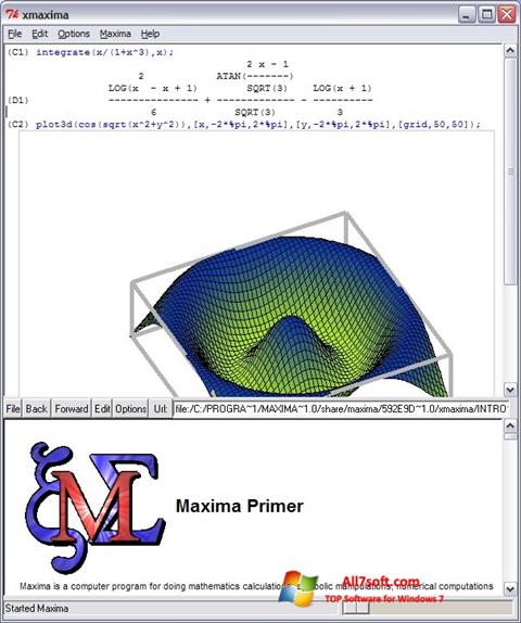 Στιγμιότυπο οθόνης Maxima Windows 7