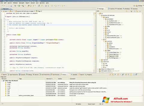 Στιγμιότυπο οθόνης Eclipse Windows 7