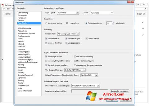 Στιγμιότυπο οθόνης Adobe Acrobat Windows 7