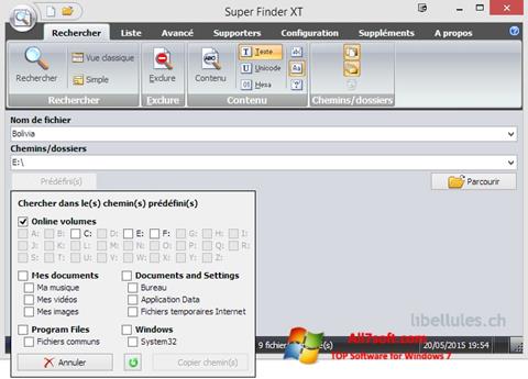 Στιγμιότυπο οθόνης Super Finder XT Windows 7