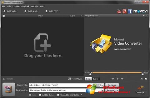 Στιγμιότυπο οθόνης Movavi Video Converter Windows 7