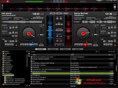 Στιγμιότυπο οθόνης Virtual DJ Pro Windows 7