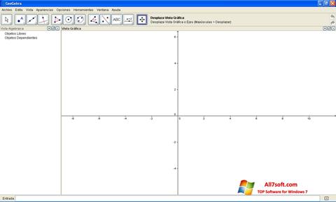 Στιγμιότυπο οθόνης GeoGebra Windows 7