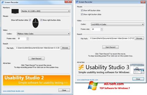 Στιγμιότυπο οθόνης Rylstim Screen Recorder Windows 7
