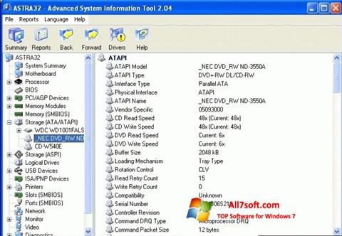 Στιγμιότυπο οθόνης ASTRA32 Windows 7