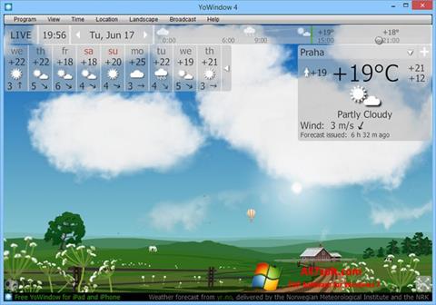 Στιγμιότυπο οθόνης YoWindow Windows 7