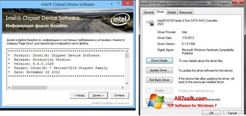 Στιγμιότυπο οθόνης Intel Chipset Windows 7