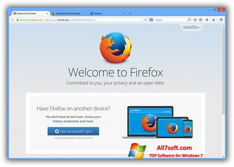 Στιγμιότυπο οθόνης Mozilla Firefox Offline Installer Windows 7