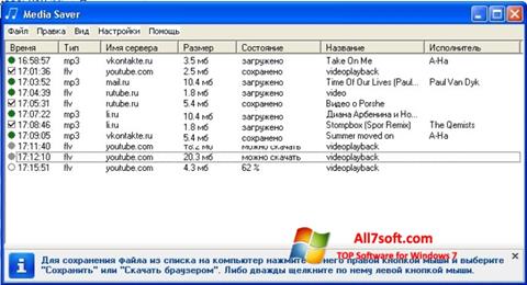 Στιγμιότυπο οθόνης Media Saver Windows 7