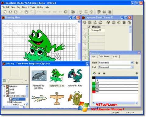 Στιγμιότυπο οθόνης Toon Boom Studio Windows 7