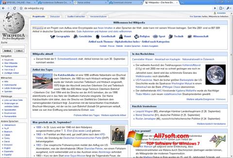 Στιγμιότυπο οθόνης SRWare Iron Windows 7