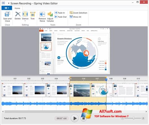 Στιγμιότυπο οθόνης iSpring Free Windows 7