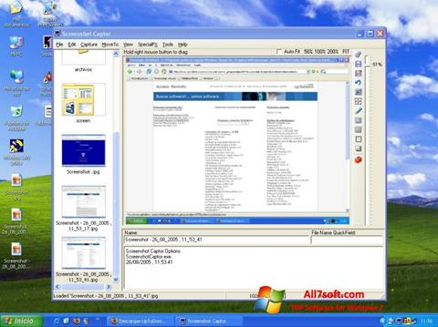 Στιγμιότυπο οθόνης Screenshot Captor Windows 7