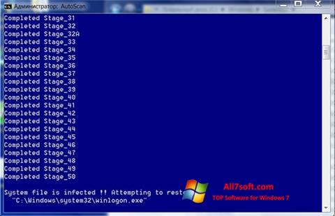 Στιγμιότυπο οθόνης ComboFix Windows 7
