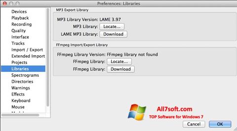 Στιγμιότυπο οθόνης Lame MP3 Encoder Windows 7